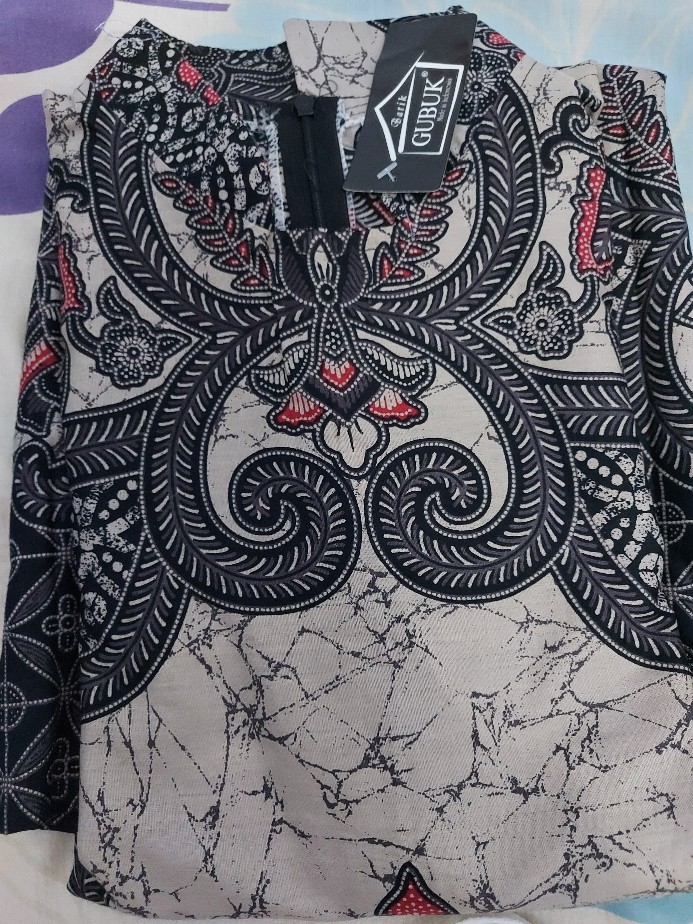 Tunik Batik Modern M L Xl Xxl Jumbo