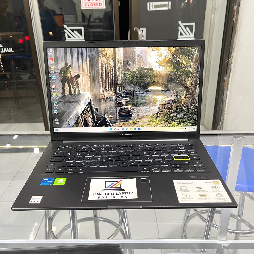 ASUS VivoBook 14 K413EQ, Core i5 gen-11 Ram 8gb, SSD NVMe 512gb, Nvidia MX350 2gb, FHD 1080, Backlit