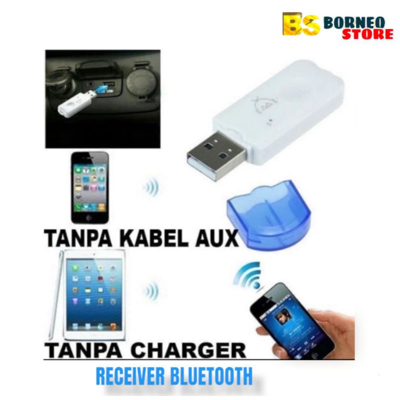 USB RECEIVER BLUETOOTH AUDIO - RECEIVER BLUETOOTH - RECEIVER BLUETOOTH HP KE SPEAKER AKTIF - NON KABEL