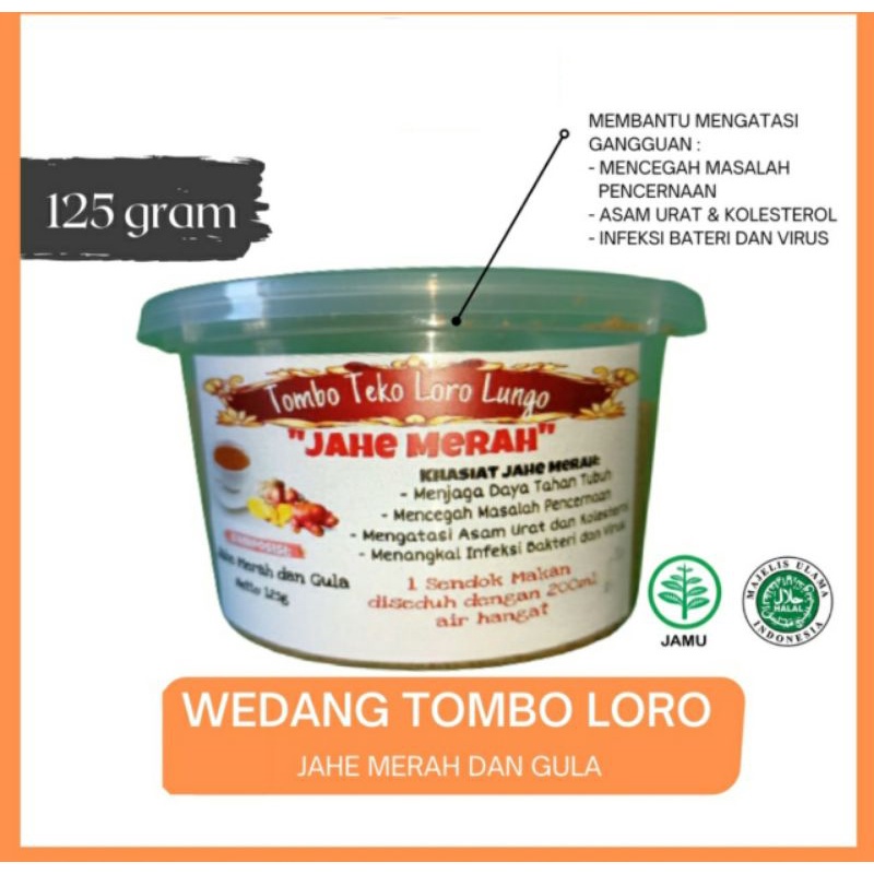 

Jamu Herbal Tradisional Jahe Merah Bubuk Asli Instan Kualitas Terbaik Menambah Stamina