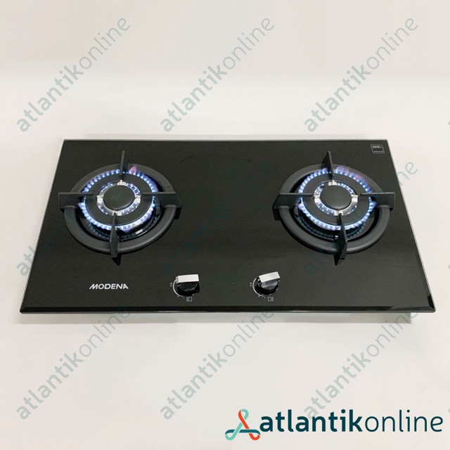 Kompor gas tanam built-in hob 2 tungku MODENA Crista BH 1725 BH1725