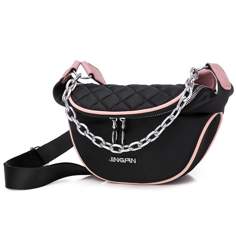 TFT AX9908 92612 AX612 D01 1KG MUAT 5 TAS WAISTBAG TAS SELEMPANG WANITA IMPORT READY PINK UNGU HITAM