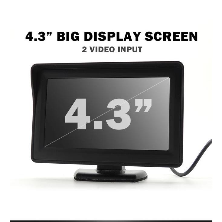 READY Monitor Mobil TFT 4.3 Inch LCD Car Monitor - Car Rear View Monitor
