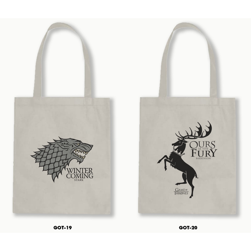 TOTE BAG BLACU - GAME OF THRONES 1