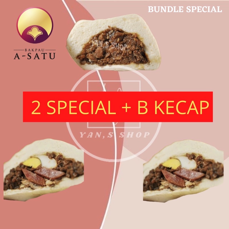 

Bakpau A1 - Bundle Special - 2 Special 1 Babi Kecap -
