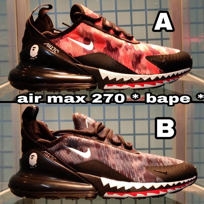 SEPATU NIKE NIKE AIR MAX 270 * bape * SEPATU NIKE TABUNG COWOK | Sepatu Sneakers Keren SEPATU NIKE NIKE AIR MAX 270 * bape * SEPATU NIKE TABUNG COWOK | Sepatu Sneakers Keren