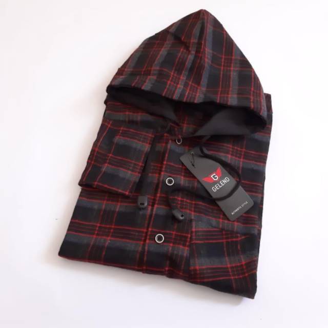 Kemeja FlaneL Hoodie / Kemeja Distro / Kemeja Murah