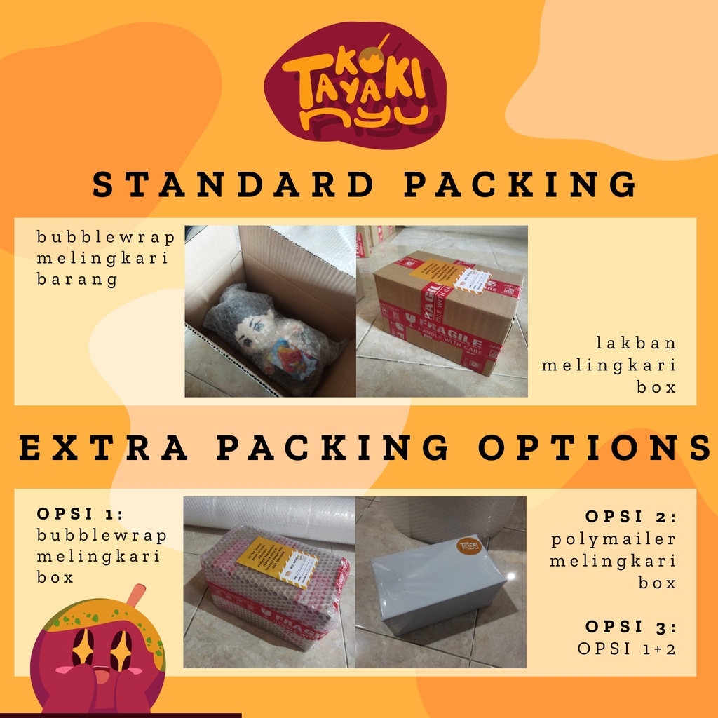 

EXTRA PACKING OPTIONS