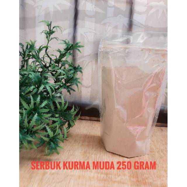 

Serbuk kurma muda kemasan 250 gram