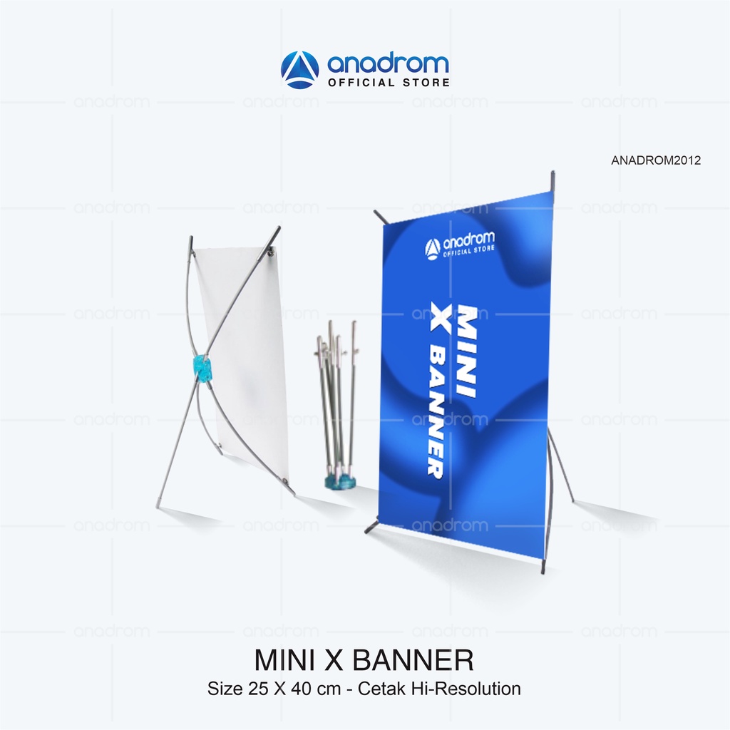 Mini X Banner 25 x 40 cm | Free Design | Anadrom 2012