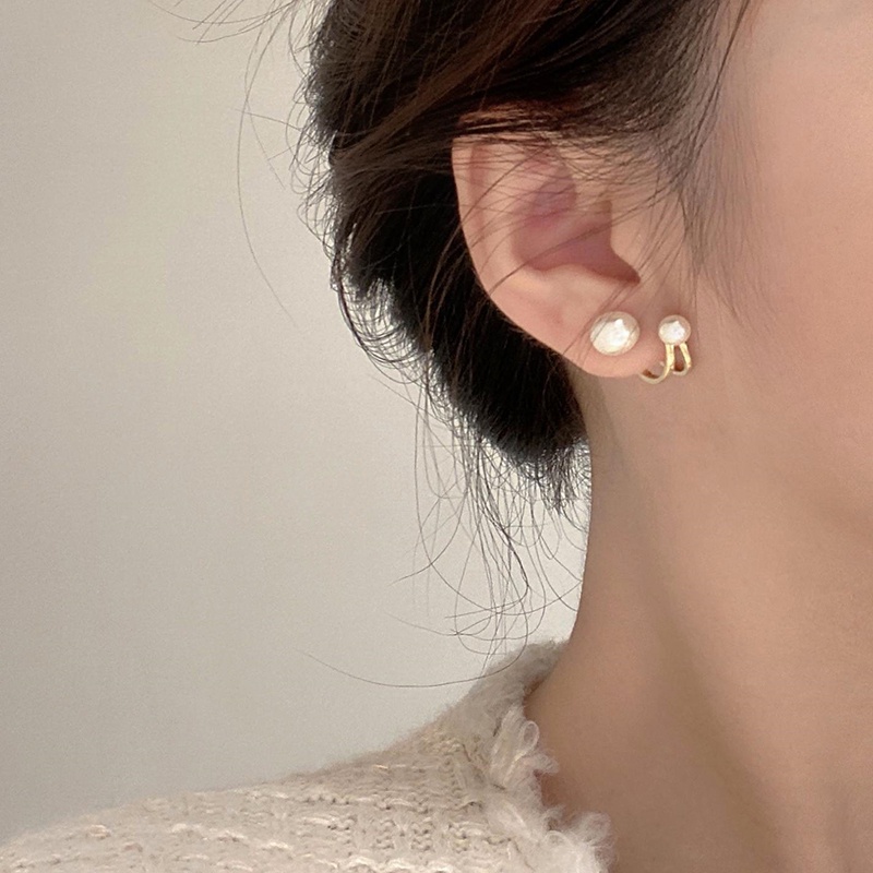 Anting Mutiara Gaya Retro Untuk Aksesoris