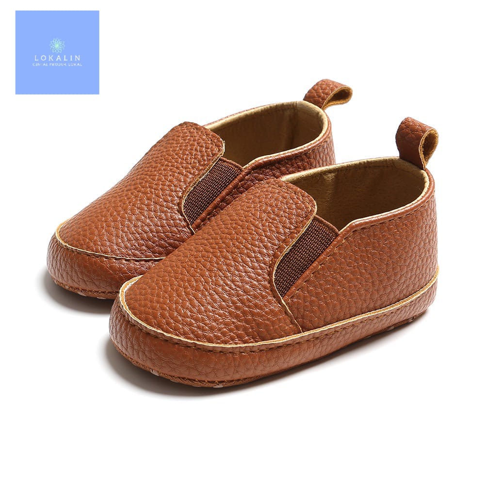 Sepatu Bayi Laki-Laki Slipon Casual-Sepatu Bayi Perempuan 0-14 Bulan
