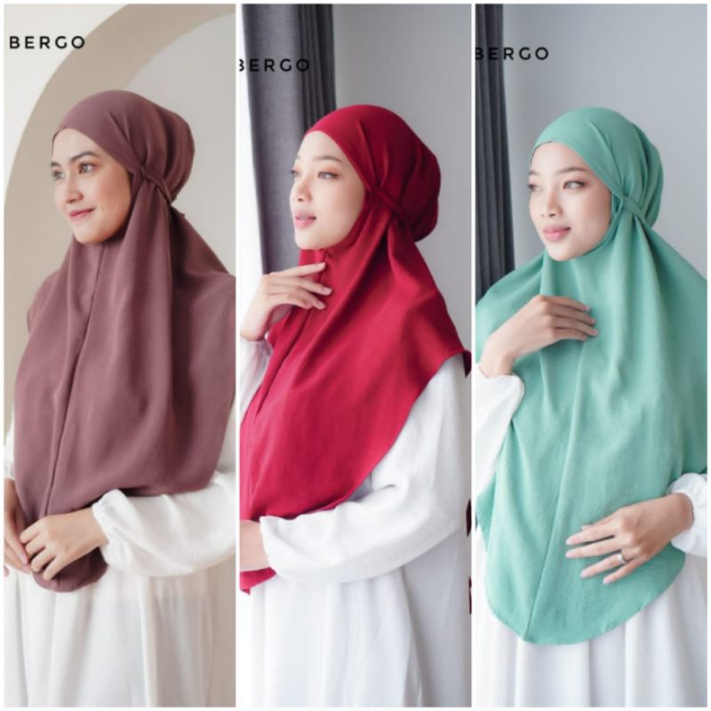 BISA COD BERGO SHANUM / SHANUM BERGO / HIJAB INSTAN / BERGO MARYAM / BERGO SYARI / KHIMAR SYARI / BE