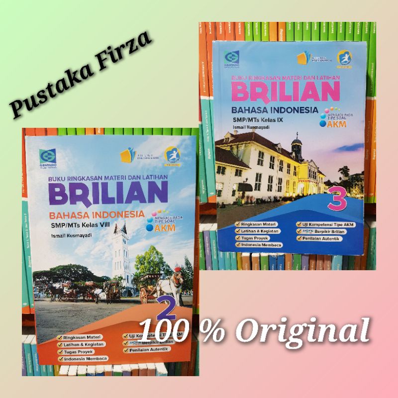 Brilian Bahasa Indonesia Akm Kelas 8.9 Smp/Mts Kurikulum 2013 AKM Revisi Grafindo