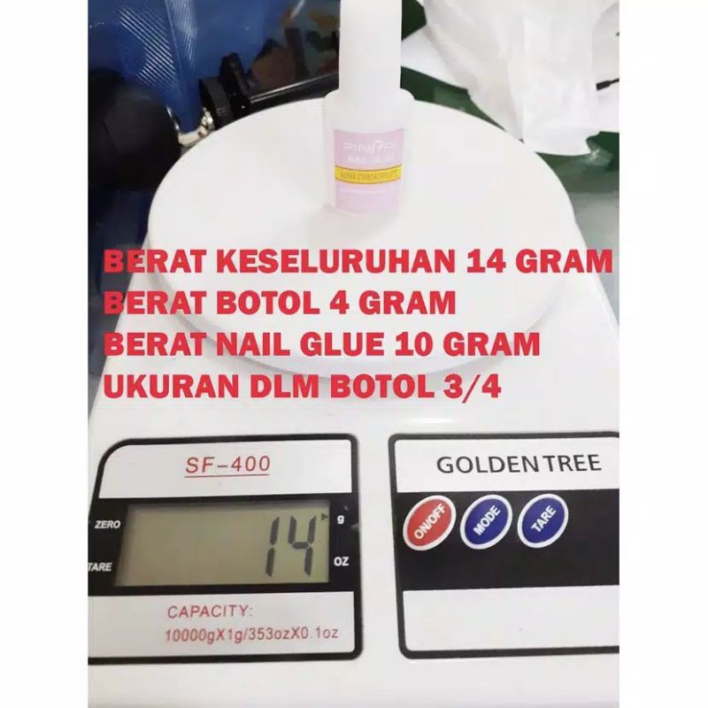 LEM KUKU PALSU 10gr / Nail Glue / NQIL ART