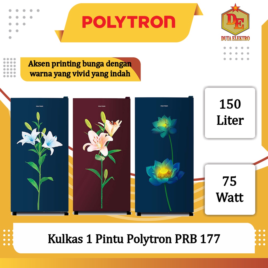 Kulkas 1 Pintu Polytron PRB 177