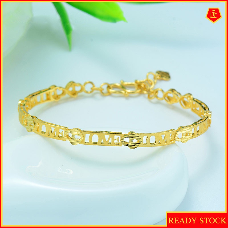 [Ready Stock]Fashion Personalized Love Letter Bracelet for Women