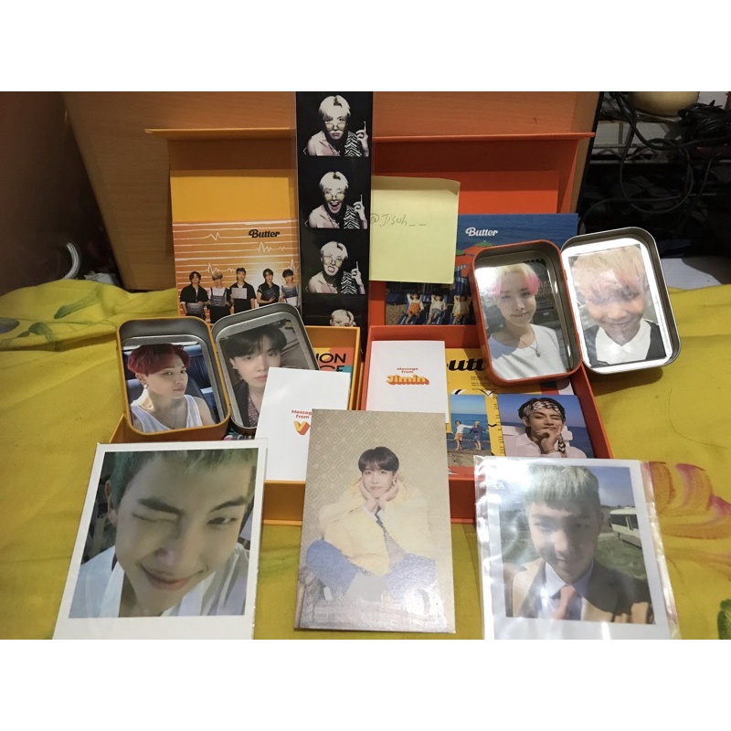 BTS BUTTER UNSEALED/ONLY/POB JIMIN/POB PHOTOSTRIP JHOPE/NAMJOON PC