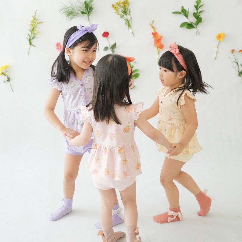 BOHOPANNA - RUFFLE SET - Setelan Anak Perempuan