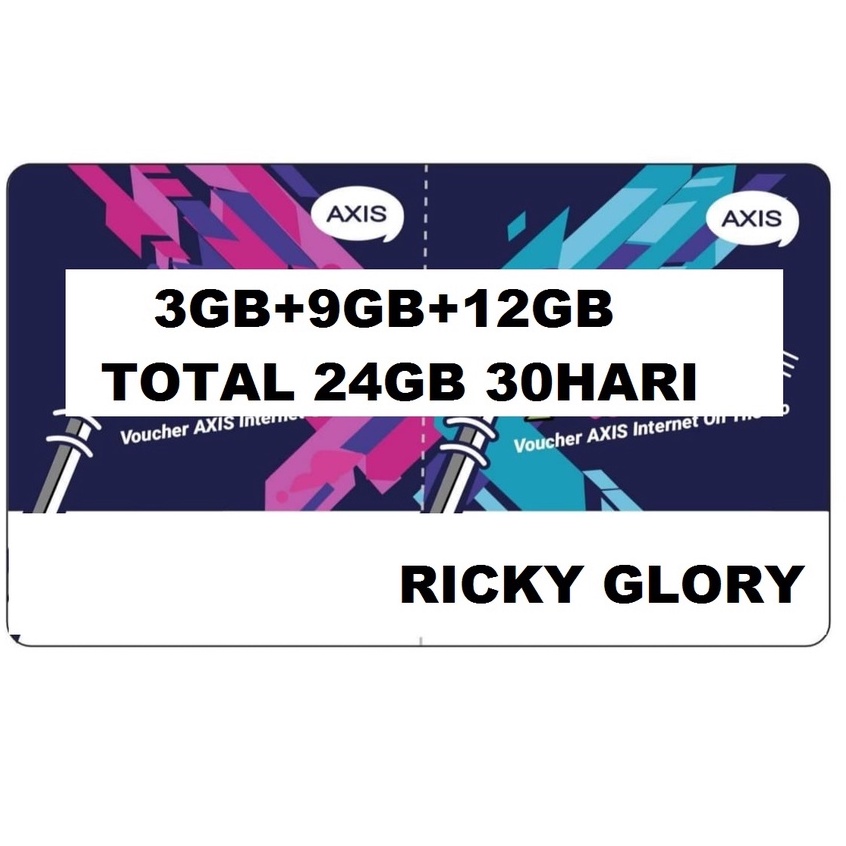 VOUCHER AXIS OWSEM 3 GB+ 9 GB+ 12 GB