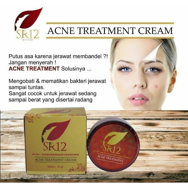 Sr12 Acne Treatment Cream - Perawatan Jerawat Untuk Muka Wajah Promo