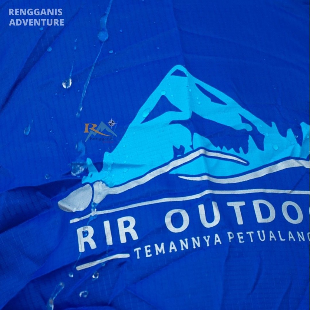 COVERBAG RAIN COVER MERK RIR OUTDOOR PELINDUNG TAS AIR COVER BAG 60 L DAN 80 L ANTI AIR WATRPROOF