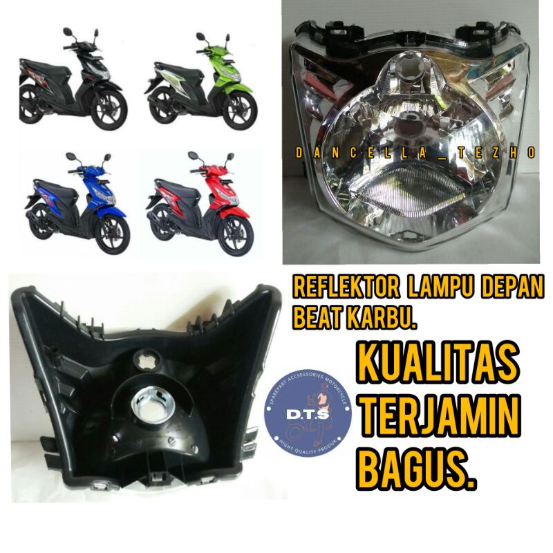 REFLEKTOR LAMPU | REFLEKTOR LAMPU DEPAN BEAT KARBU | BEAT LAMA