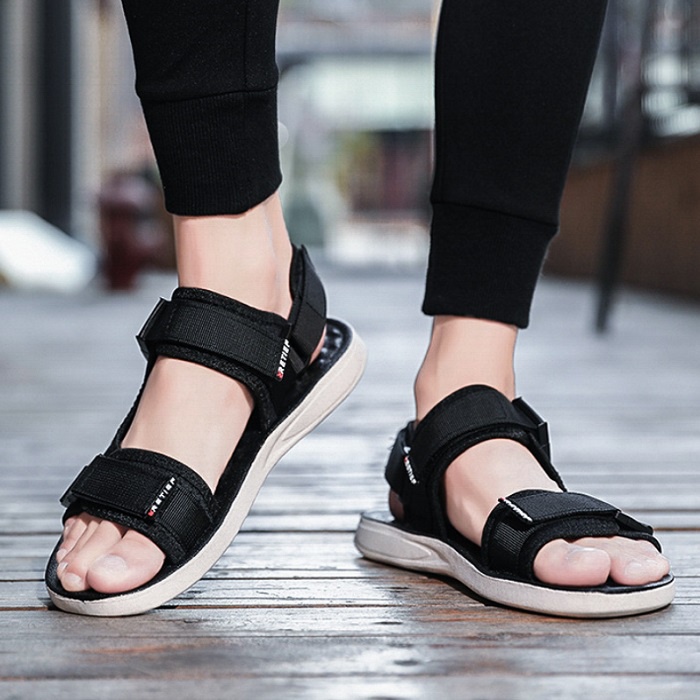 RYX - Outdoor Ebony Sandal Slipper Gesper Pria Fashion Casual (NO BOX) - Ori Import