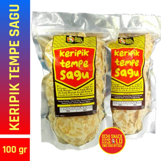 

KERIPIK TEMPE SAGU OCHI SNACK 100 gr – Gurih dan Renyah