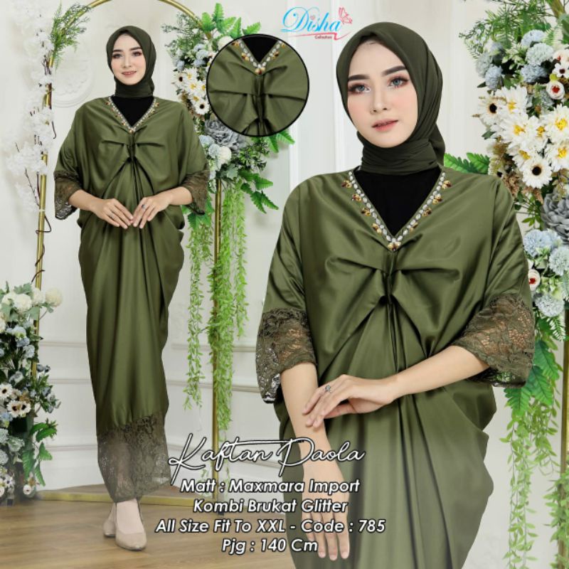 Paola Kaftan Matterial Maxmara Import All size fit to XXL