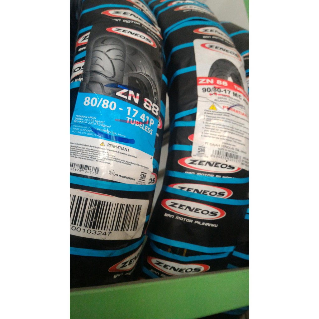 Sr- Ban Zeneos ZN 88 ukuran 80/80 - 17 Bagus