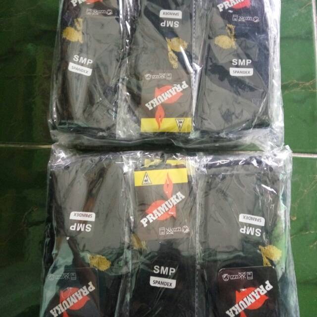 kaos kaki pramuka bordir