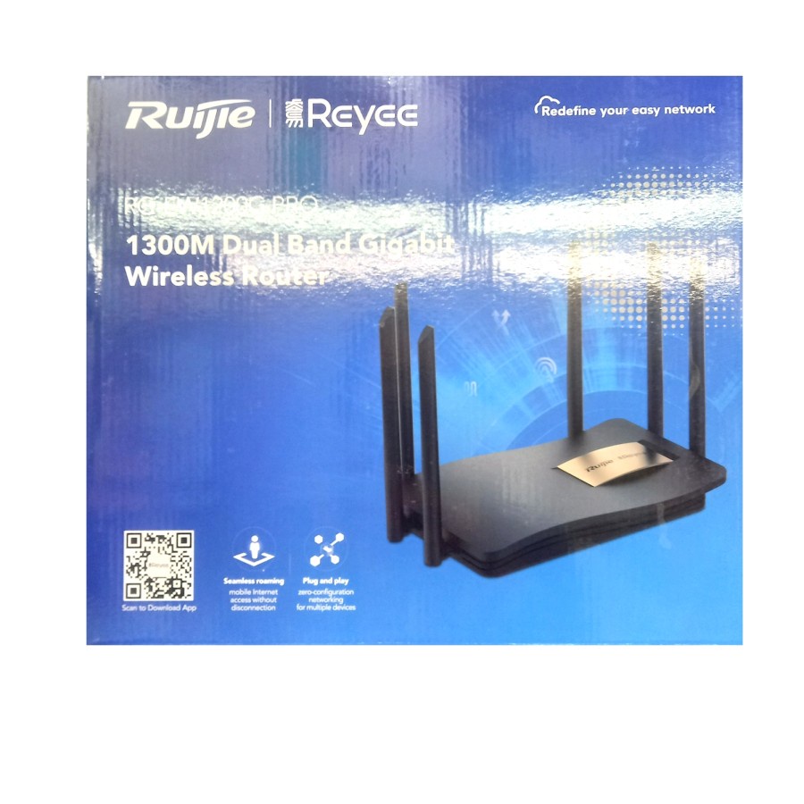 RUIJIE REYEE RG-EVW1200G PRO 1300M Dual-band Gigabit Wireless Router