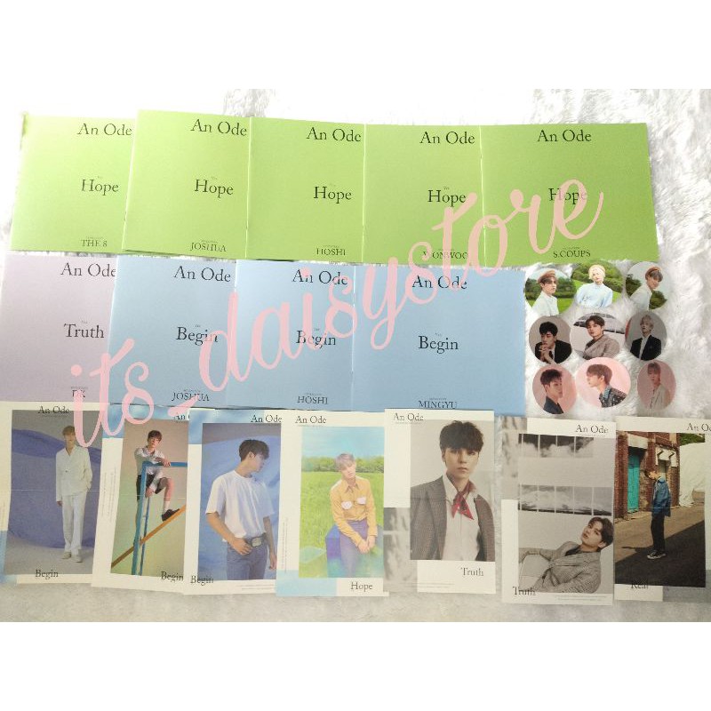 Mini Photobook An ode / Sticker An ode / Folded poster An ode