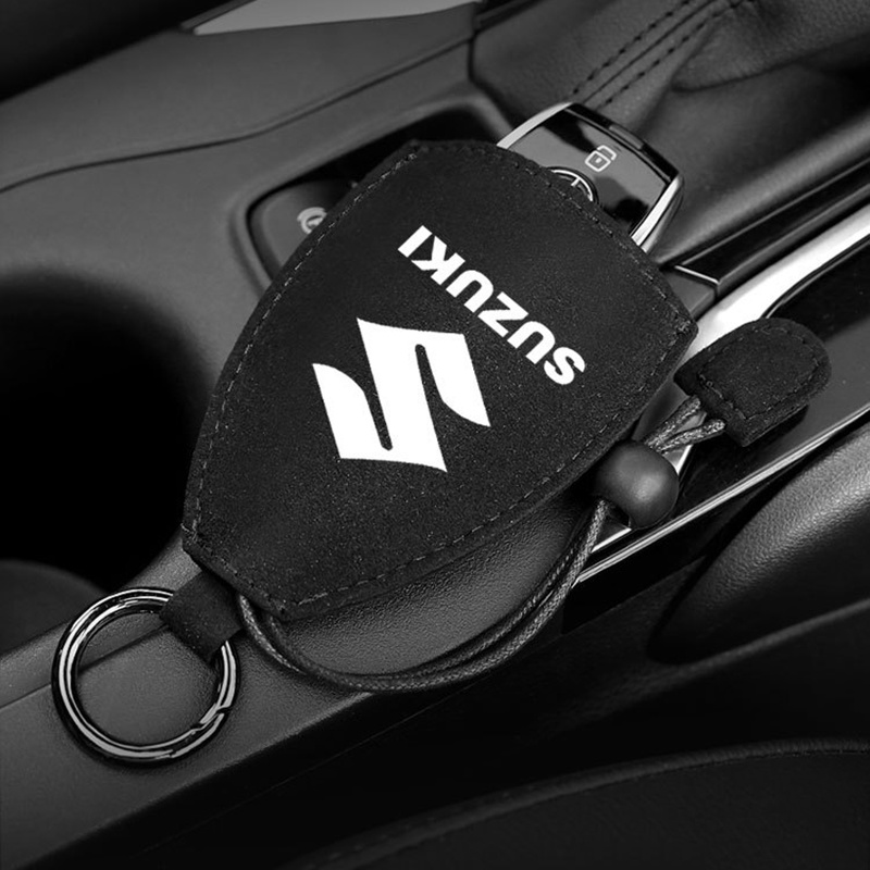 Suede Car key bag Universal fob for Suzuki Car Key Case