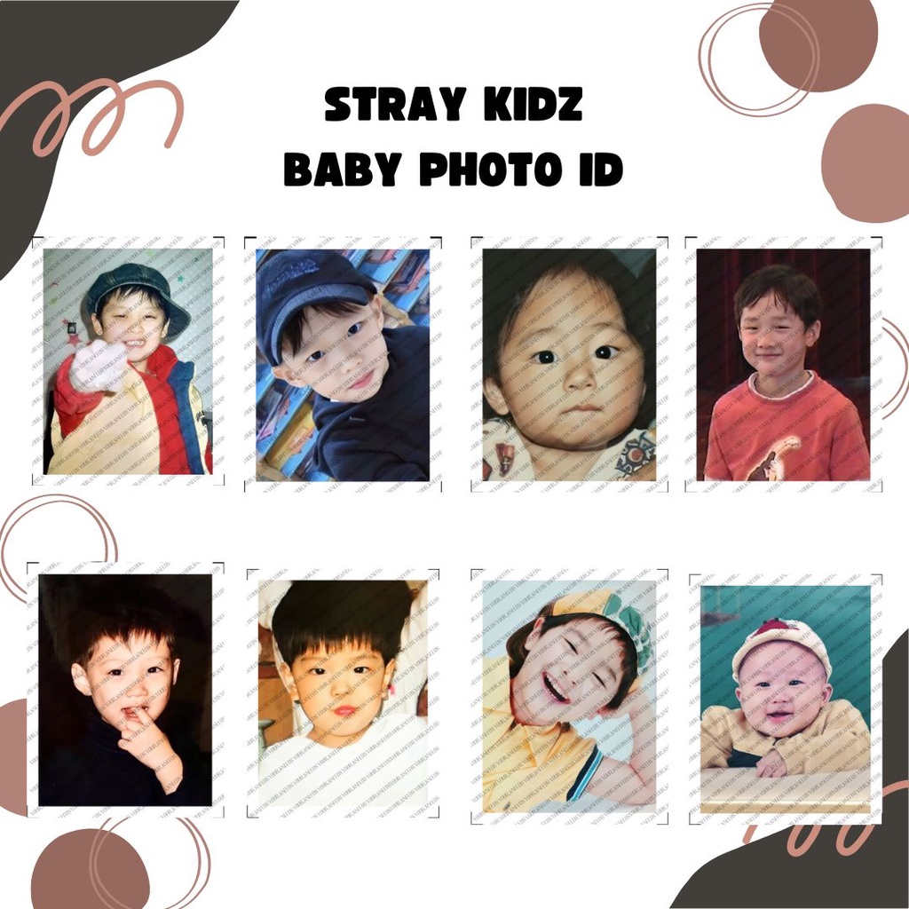 STRAY KIDZ BABY PHOTO ID | PAS FOTO | FANMADE