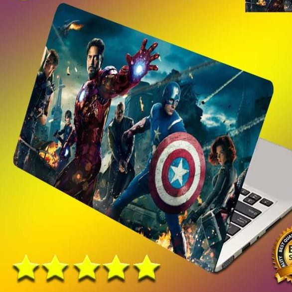 Garskin Laptop marvel best super hero Skin Laptop Stiker Laptop