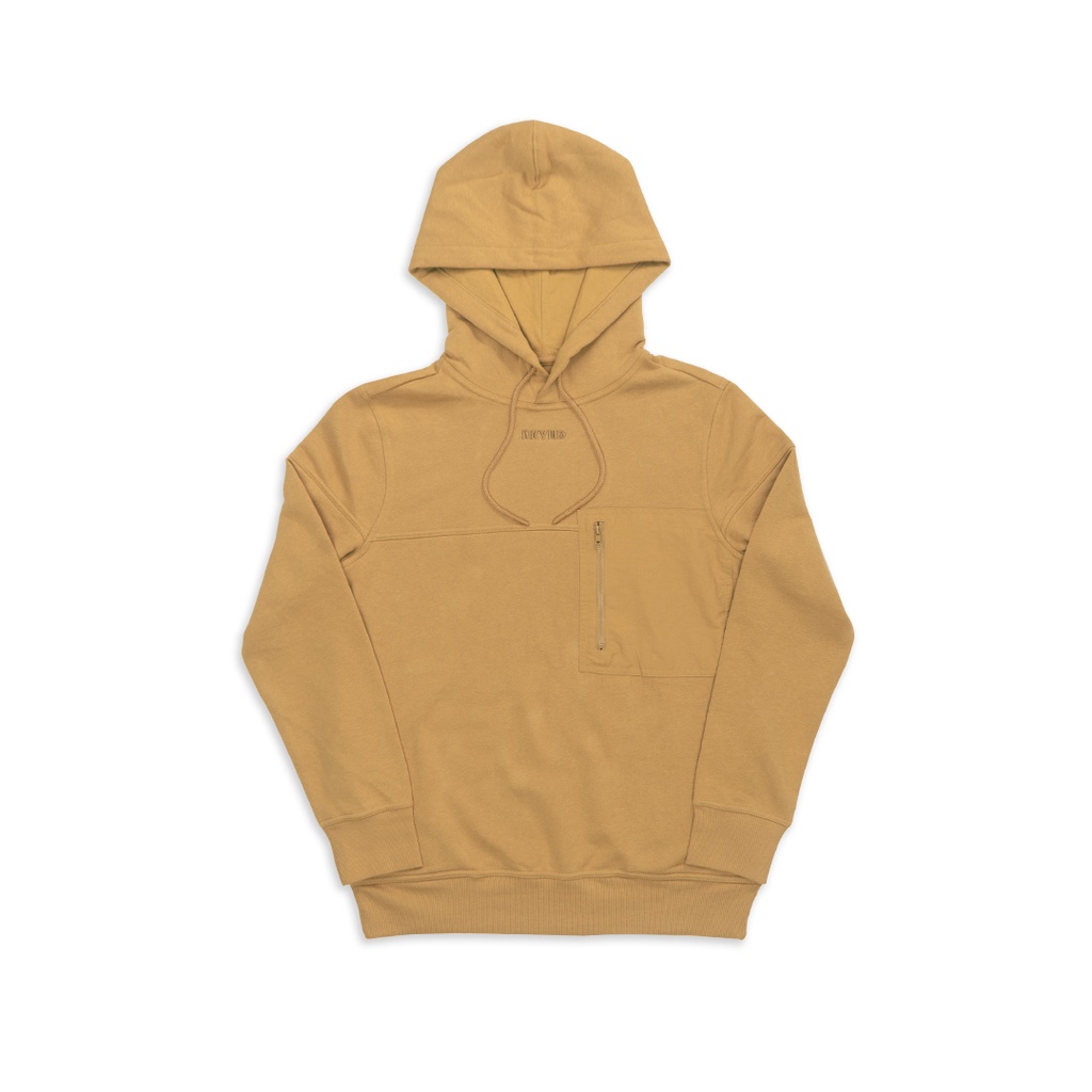 RKYND Hoodie Pria- Pullover Hoodie Pocket Chest Zip