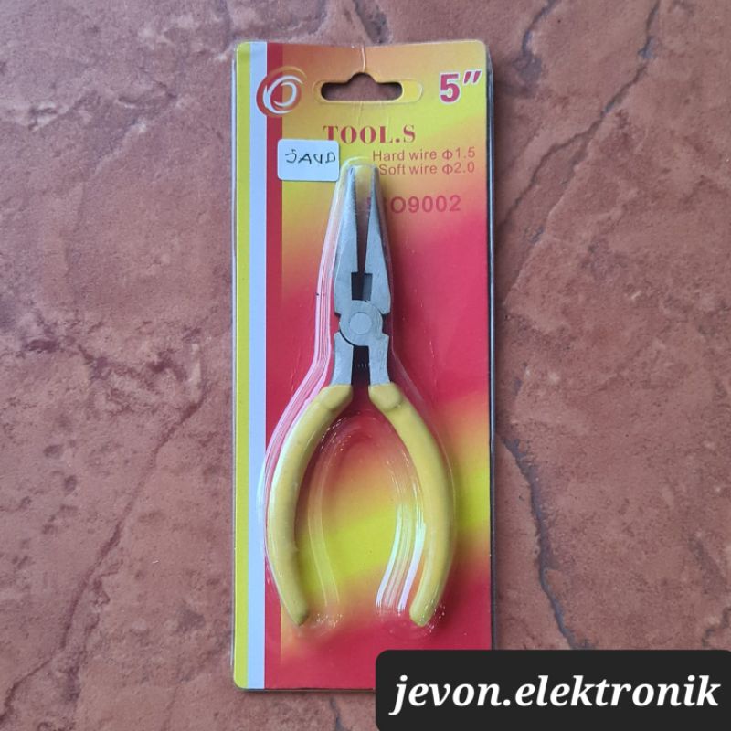 Tang Potong Jepit Tools Kawat Kabel 5&quot; inch Hard Soft Wire