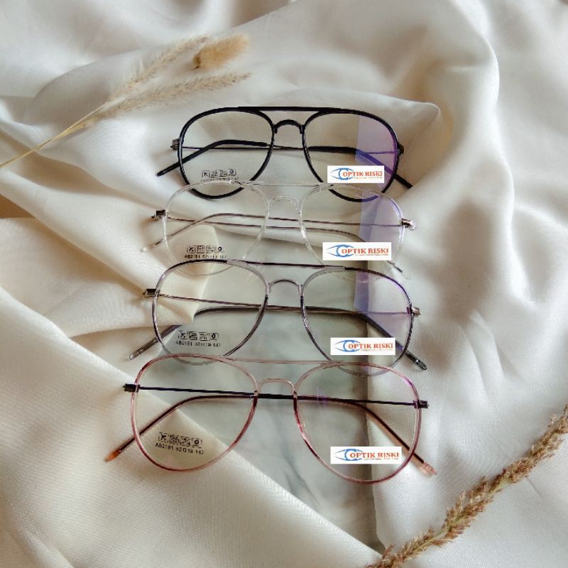 Frame kacamata minus AB2191 (frame+lensa)