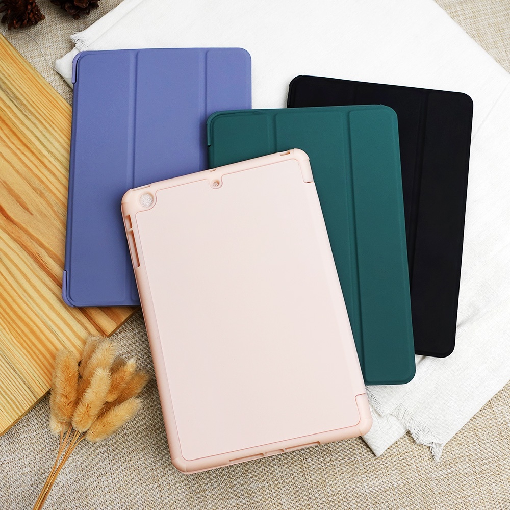 BOOK COVER LIPAT IPAD 2 MINI 1 2019 4 5 6 IPAD AIR  FLIP COVER BOOK SILICON IPAD STANDING BK COVER LIPAT