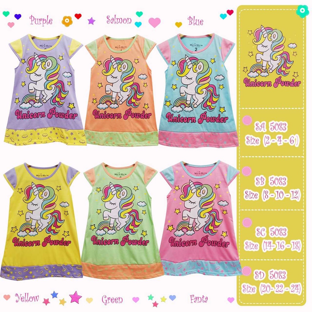 DRES ANAK / DASTER ANAK MODEL KARTUN