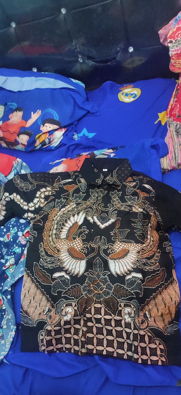 Batik Couple Ayah Dan Anak Laki Laki Modern