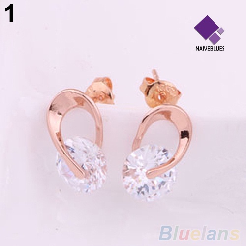 Anting Stud Cubic CZ Untuk Wanita