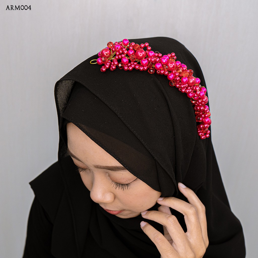 [READY STOCK] CROWN WEDDING HIJAB AKSESORIS BRIDAL PENGANTIN MODERN ARM004