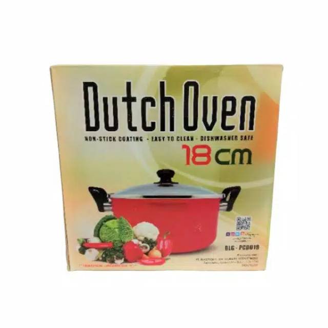 Maspion Panci/ Dutch Oven PCDO18CM Tutup Kaca