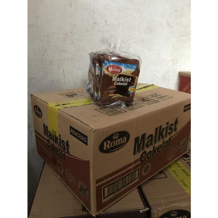 

ROMA MALKIST COKELAT SACHET 1 DUS GROSIR ISI 12 RENCENG X 10 PCS
