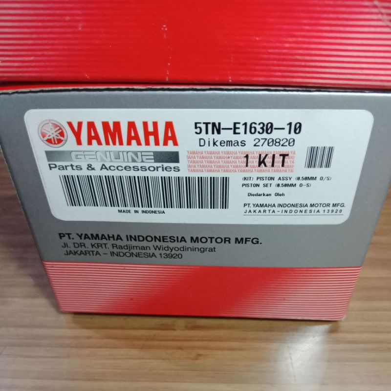 PISTON RING SEHER KIT 5TN JUPITER Z VEGA R NEW OS SIZE STANDAR 50 100 ORIGINAL ORI ASLI YAMAHA YGP-50/0.50