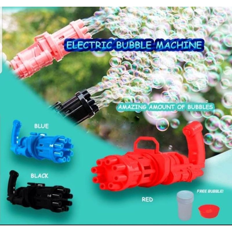 mainan anak bubble gum gelembung busa tembakan