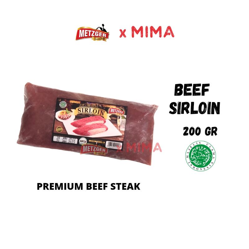 

Metzger Halal Beef Sirloin Steak 200gr